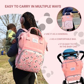 Abee diaper backpack children waterproof travel with changing mat and cosmetic bag