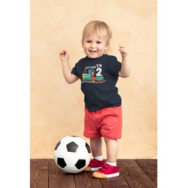 Unordinary Toddler 2nd Birthday Shirt boy Chugga Chugga Two Two Train im 2 Years Old Second Birthday Tshirt (US, Age, 4 Years, Charcoal Black)