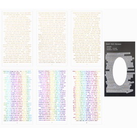 ONLYKXY 6 Sheets Clear Talk Label Sticker Word Stickers Plastic Inspirational Words Label Sticker for Hand Account Text DIY Journal Decals Decorative Scrapbooking Stickers,Colorful & Golden