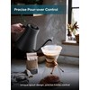 INTASTING Electric Kettles, Gooseneck Electric Kettle, ±1℉ Temperature Control, Stainless