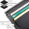 Hans Kniebes Men's Leather Wallet in Landscape Format with 10