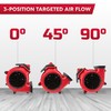Vacmaster 3 Speed Floor Fan 156W 550CFM Air Mover Utility