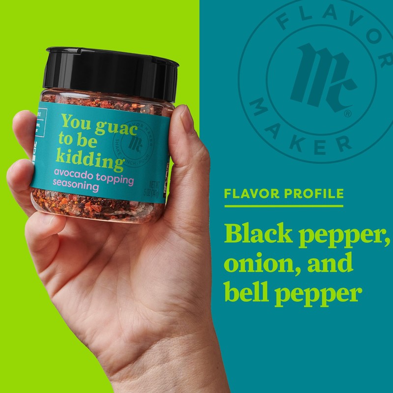 McCormick Avocado Topping Seasoning, Flavor Maker, 5 oz