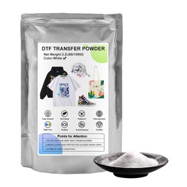 Aomya DTF Powder White DTF Transfer Powder 1000G/2.2lb Hot Melt Adhesive for Sublimation Compatible with DTF and DTG Printers, DTF PreTreat Powder for All Fabric Jeans Cotton T-Shirt