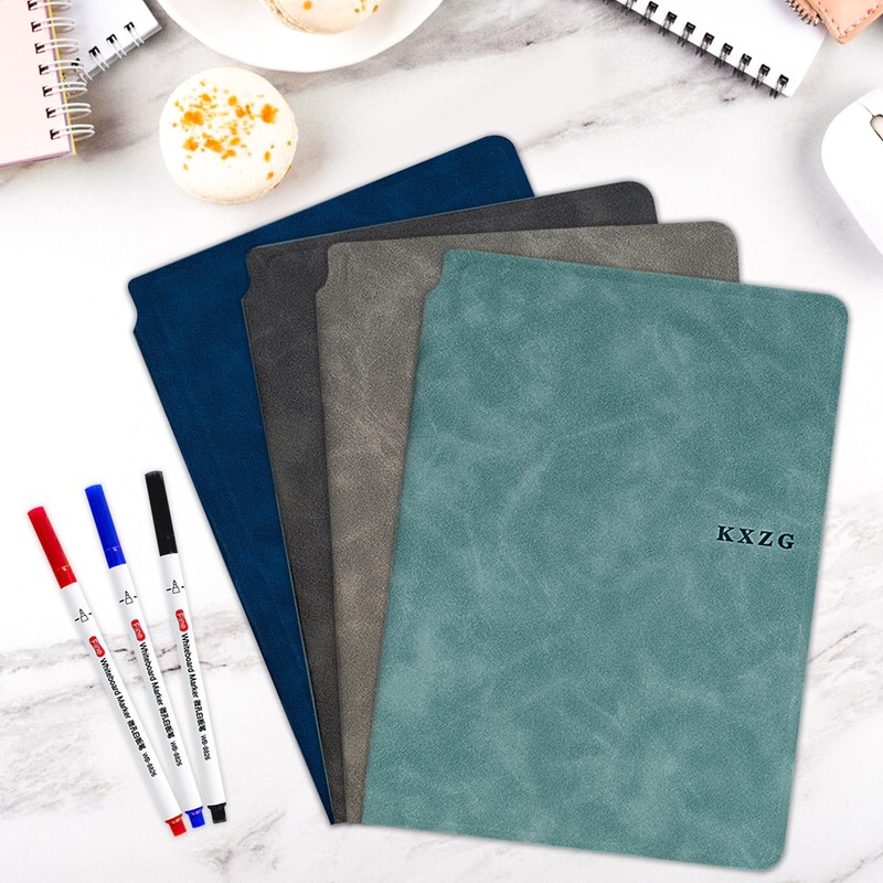Elezeal A5 Dry Erase Whiteboard, Portable Small Whiteboard Notebook Notepad,