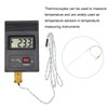 QUARKZMAN K Type Thermocouple with Plug, Meter Temperature Sensor Probe