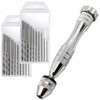 KINGFOREST Precision Pin Vise Hand Drill - Steel Manual Tool