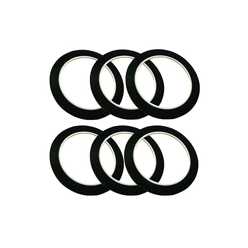 GoProver - Paquete de 6 cintas gráficas de 3 mm