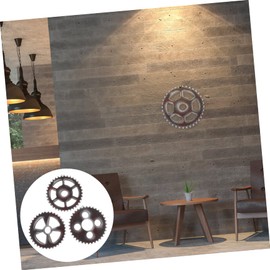 CORHAD 3pcs Wooden Wall Decor Industrial Style Home Decoration for Living Room Bedroom Bar and Shop Window Unique Photography Prop and Housewarming