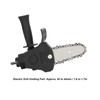 Electric Chainsaw Bracket Balck ABS Handle Cordless Chainsaw Adapter with