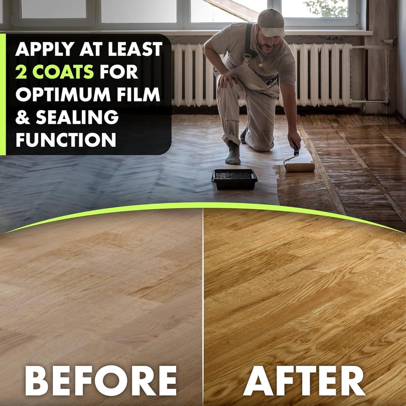 Eco-Poly Polyurethane Sealer — Non-Toxic, Low Odor, Quick-Dry Water Based