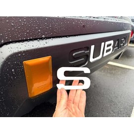 Limitless-Parts Rear Bumper Letters Compatible with 2024-2025 Crosstrack Wilderness Edition 1/16" ABS Plastic with Adhesive- White