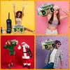 Gejoy 2 Pieces Inflatable Radio Boombox Inflatable Mobile Phone Props