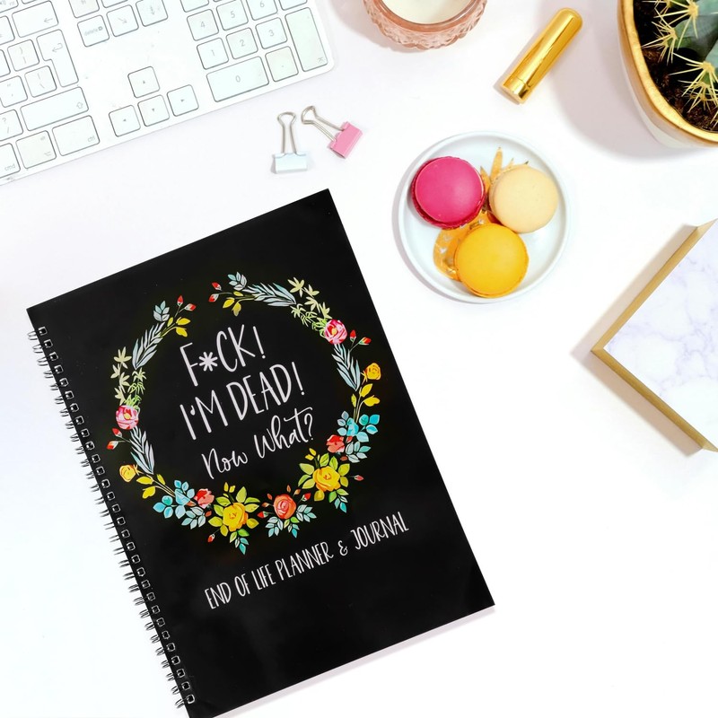 Thyonta Life End Planner Notebook Thoughtful Funny I'm Dead Now
