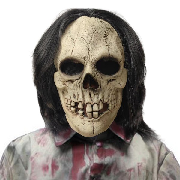 JIMACRO Halloween Skull Mask, Halloween Scary Masks for Adult, Skull