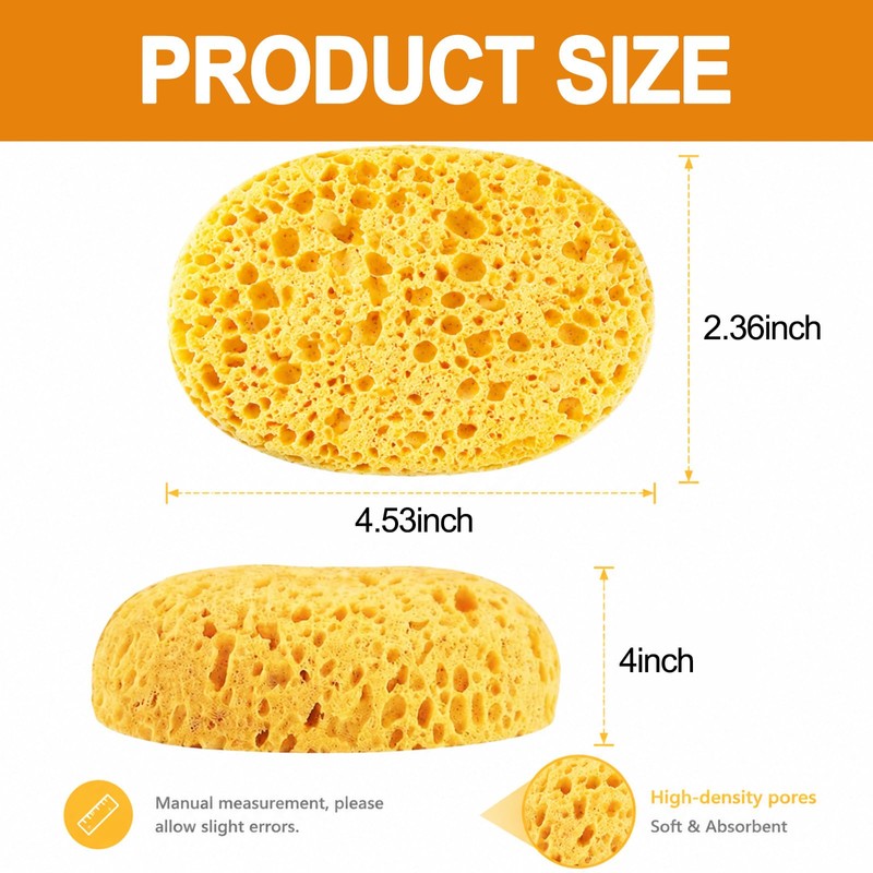 Body Bath Sponges for Adults,Bath Sponge,Shower Sponge,Pack of 2
