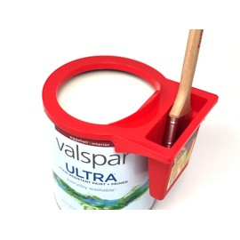 360 Products Paint Brush Holder | Universal 1 Gallon Paint Cat Attachment | Paint Can Brush Holster Easily attaches to 1 Gallon Paint Can