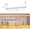H HOME-MART Coat Hanger, 4 Pack Space Saving Hanger, Magic