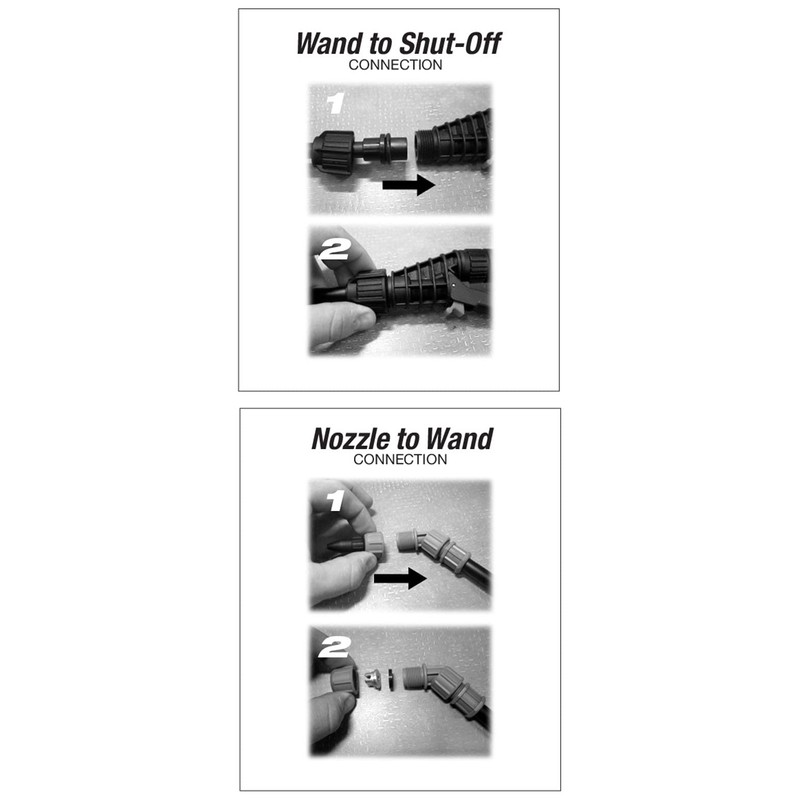 Roundup 181795 Professional Wand and Shut-Off Replacement Kit for 9/16