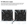Computer Router Fan with Dust Cover USB Power Heat Dissipation