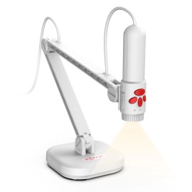 INSWAN INS-3 Handheld Webcam/USB Document Camera for Classroom, Built-in Mic, Light,...