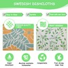 ABM - 8 Pack Swedish Dish Cloths, Biodegradable, Washable, Reusable,