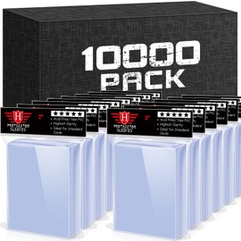 10000 PCS Card Sleeves for Trading Cards, Soft Penny Card Sleeevs Clear Plastic Card Protectors Fit for Baseball Cards MTG Sports Cards Standard Cards (100 Pack)
