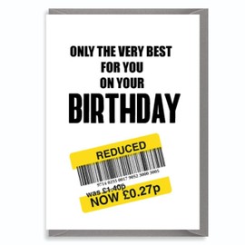 Funny Cards Rude Birthday Card 40th 50th 60th 70th Sister Mum Greeting Card Witty Humour Laughter Banter Rude Offensive Joke Card Fun c843