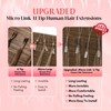 S-noilite U Tip Hair Extensions 100% Real Remy Human Hair