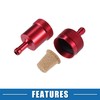 A ABSOPRO Universal Gas Inline Fuel Filter Gasoline Filter for