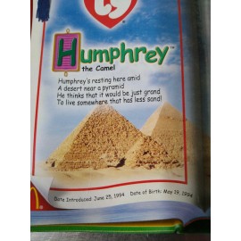 Ty Beanie Baby Humphrey The Camel McDonald’s 1994 Mint Never Opened