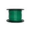 1/16" Coated to 3/32" Diameter, 7x7 Construction, Green Vinyl Coated
