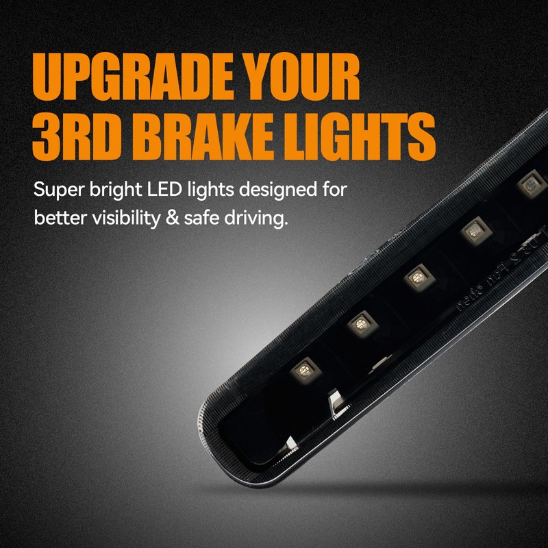 Cxdar Third 3rd Brake Light LED for 2005-2009 Ford Mustang,