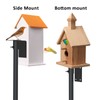 ERYTLLY Bird House Pole Mount Kit 80 Inch - Adjustable