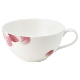 Narumi 52064-2914 Cup Saucer, Rose (Chirashi), Red, 8.5 fl oz (250 cc), Made in Japan