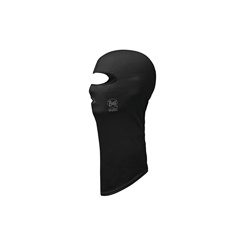 Buff Kid's Wool Balaclava, Black, One Size