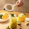 Citrus Squeezer, Metal Manual Juicer Lemon Squeezer with Wooden Handle,