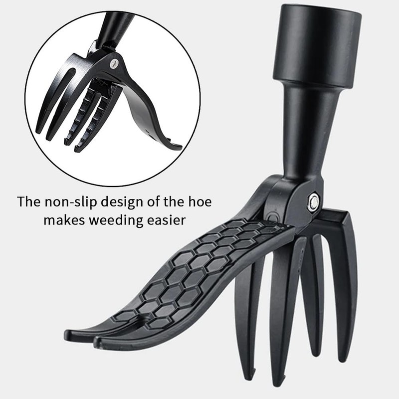 TOMVAES Weed Puller, Weed Puller Tool Stand-up Weeder with Metal