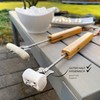 bremermann Telescopic Barbecue Forks Set of 2 Including Bag Stainless