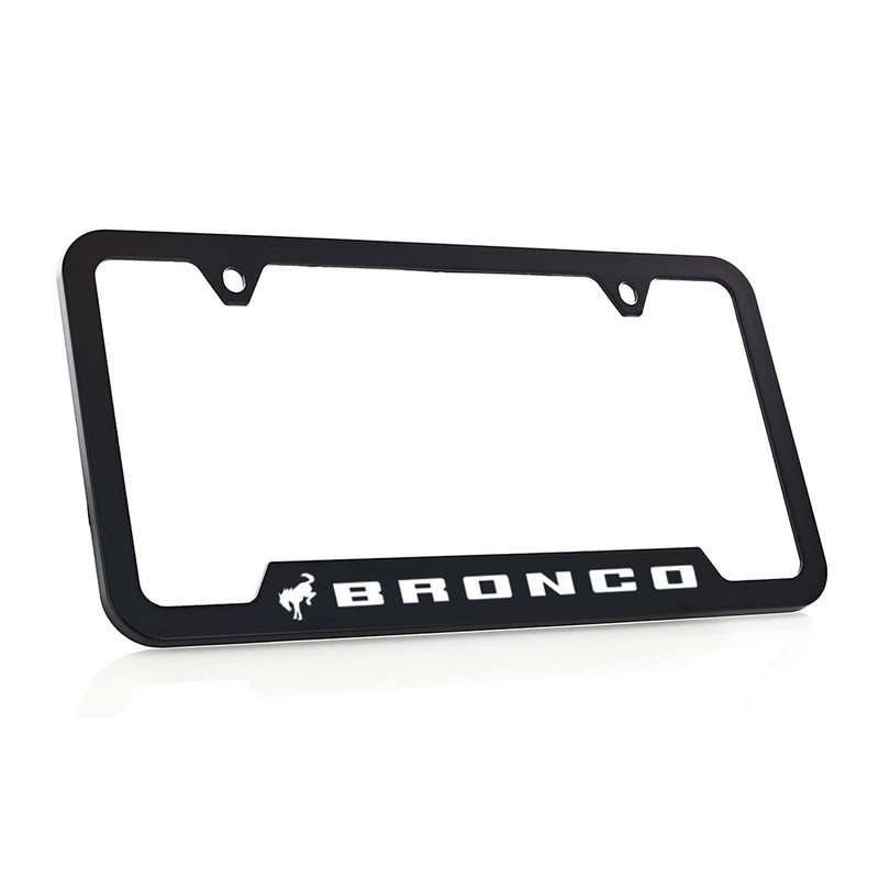 Ford Bronco UV Printed Plastic License Plate Frame