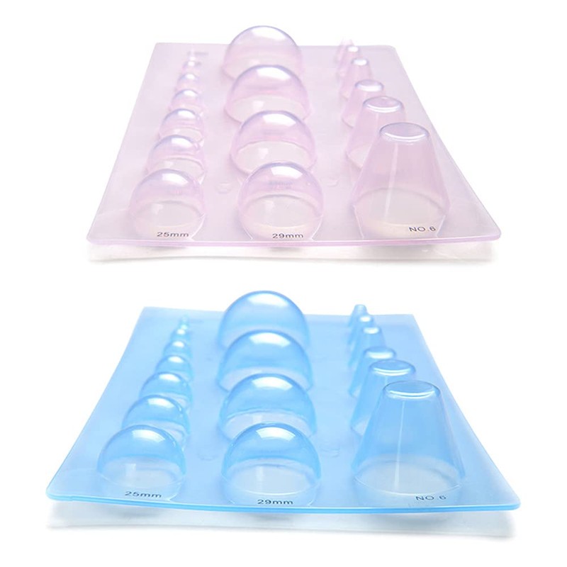 Lind Kitchen 2PCS 3-Row Paper Quilling Tools Concave-Convex Spherical Styler