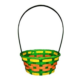 PMS International Easter Baskets, Egg Pouches, Grass, Gift Wrap - Green Basket