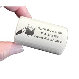Custom Stickers, Motorcycle Return Address Labels, Address Stickers, Several Designs, 2x1 inch labels, Several Font Choices
