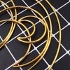 WANGCL 8 Pcs DIY Macrame Metal Floral Wreath Crafts Hoops