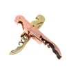Gold & Copper Plated Corkscrew Double Hinge Waiters Wine Key/Bottle