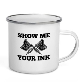 Bubble Hugs Tattoo Artist Camper Mug 12oz - Me Your Ink - Tattoo Shop Tats Tattooist Inked Tattoos Artisan Painter
