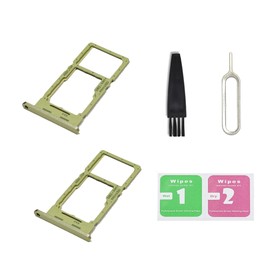 2 PCS for Galaxy A25 5G Dual SIM Card Tray Replacement, Dual SIM Card Slot Holder Compatible with Galaxy A25 5G (Personality Yellow)