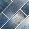 MSI Marza Cobalt Glossy Ceramic Blue Subway Tile for Bathroom,
