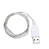 Fidt 9ft 30 LED USB String Lights Silver Wire String