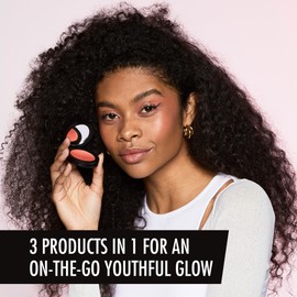 Sleek MakeUP Feelin' Flush Cream Blush Lip and Eye Tint, sheer, buildable and easy to blend formula for a natural-looking flush of colour​, Pretty In Plum